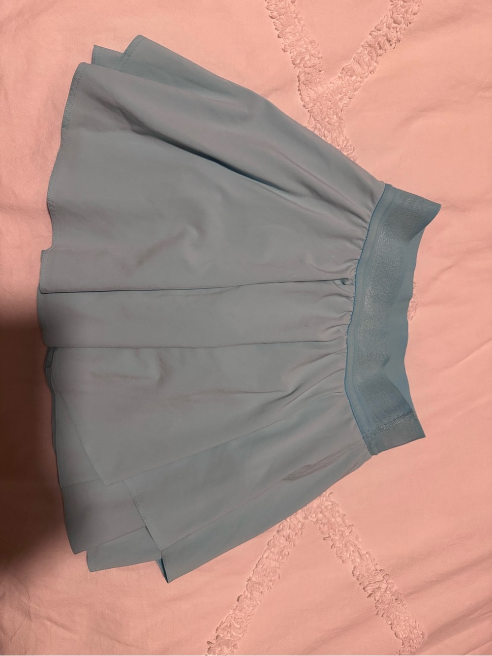 Light Blue Pleated Lululemon Athletic Skirt - Like New